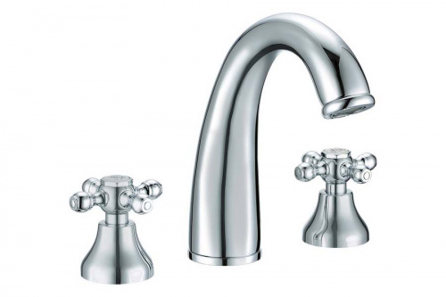 Смеситель для раковины на 3 отверстия Tradizionale Chromo