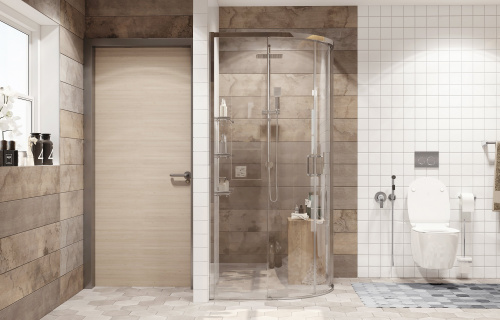 Душевое ограждение Ambassador Queen 11011102 (1000x1000x2000), 1 место фото 3