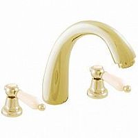 MK533.5Z MORAVA RETRO - смеситель для умывальника, CLICK-CLACK, ЦВЕТ ЗОЛОТО RAV Slezak