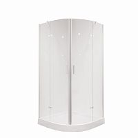 Душевое ограждение Niagara NG- 6615-08 (90*90*190) полукруг, двери распашные, 1 место