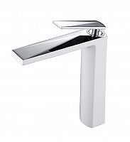 смеситель для умывальника Venturo белый-хром