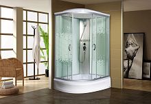 МОНОМАХ 120/90/24 МЗ R Душевая кабина, 1200*900*210, асимметричная