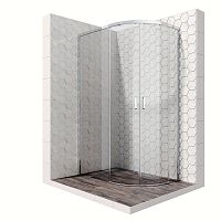Душевое ограждение Ambassador Queen 11011103L (1200x800x2000), 2 места