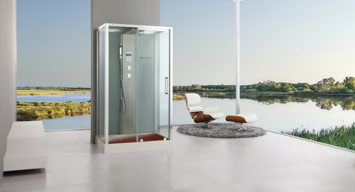 Душевая кабина Acquazzone Helena 120SL-R с паром фото 4