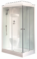 Душевая кабина Royal Bath  RB 8120HP6-WT (белое/прозрачное) левая