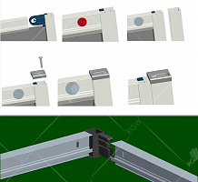 Душевой уголок RGW CL-54 Прозрачное 1000x1000