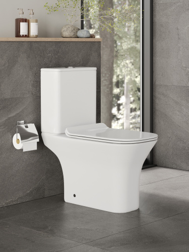 Унитаз-компакт Orange C02-000W безободковый, сиденье с микролифтом фото 16