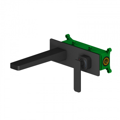 Смеситель для раковины встроенный Timo Torne черный (4371/03SM) фото 2