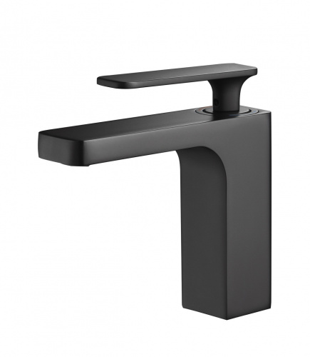 Смеситель для раковины Timo Torne черный (4361/03F) фото 2