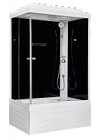 Душевая кабина Royal Bath  RB 8120BP5-BT(черное/прозрачное) правая