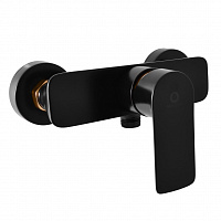 VT481.5CMATZ VLTAVA - смеситель для душа, ЦВЕТ ЧЕРНЫЙ МАТОВЫЙ/ЗОЛОТО RAV Slezak