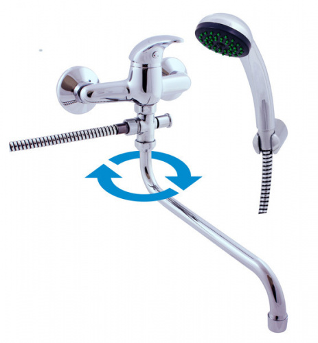 SA356.5/1 SAZAVA - смеситель комбинированный ванна / умывальник RAV Slezak фото 2