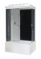 Душевая кабина Royal Bath  RB 8100BP6-BT(черное/прозрачное) левая
