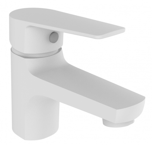 Смеситель для раковины Orange Loop M26-021w белый фото 3