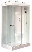 Душевая кабина Royal Bath  RB 8120HP6-WT (белое/прозрачное) правая