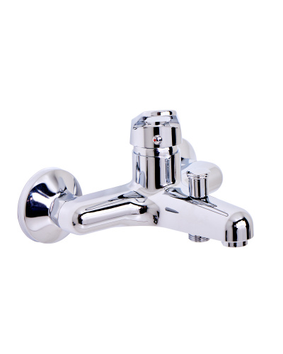 OneLife P11-100cr полимерный смеситель для ванны/душа, хром фото 6