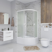 Душевая кабина Niagara Promo P90/70/40L/MT/BK Левая