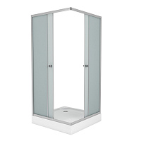 Душевой уголок Niagara  NG- 009-14Q (900х900х1950) низкий поддон(13см) стекло МАТОВОЕ, 2 места