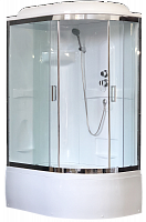 Душевая кабина Royal Bath  RB 8120BK1-T-CH (прозрачное) левая