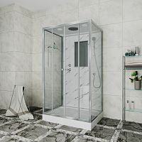 Душевая кабина Niagara Luxe NG 7772QM мрамор