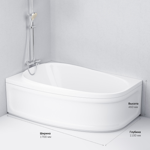 Ванна AM.PM Like W80A-170L110W-A фото 9