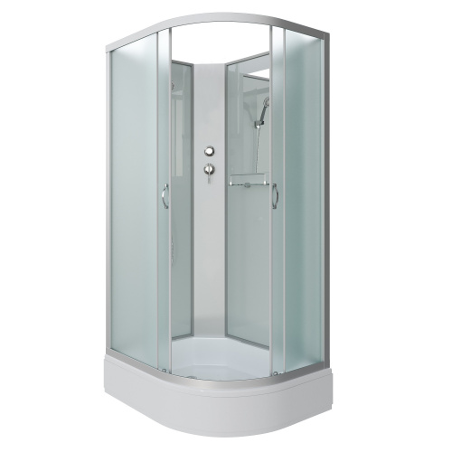 Душевая кабина Niagara NG-33194-14LBK (1100х900х2000) средний поддон (26см) стекло МАТОВОЕ 4 места фото 2