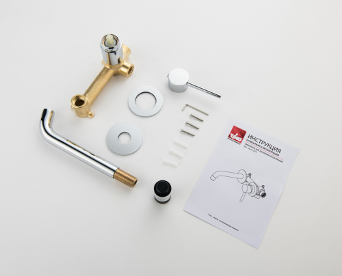 Смеситель для раковины встроенный Timo Saona 2372/00SM хром фото 2