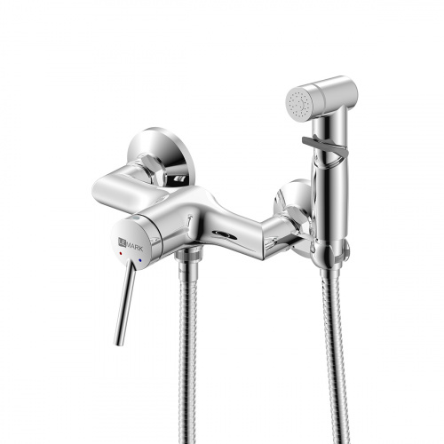 Смеситель Lemark Minima (LM3818C) с гигиеническим душем фото 2