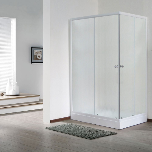 Душевой угол Royal Bath RB 8120HP-C (матовое) левый