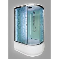 Душевая кабина Deto (DTO)  EM 4512 L LED с электрикой (120х80х220)