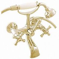 MK360.5/2Z MORAVA RETRO - смеситель классический для ванны с душем, ЦВЕТ ЗОЛОТО RAV Slezak