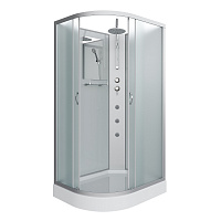 Душевая кабина Niagara. NG-3312-14RBKTG (1200х800х2100-2400) низкий поддон(13см) стекло МАТОВОЕ 3 места