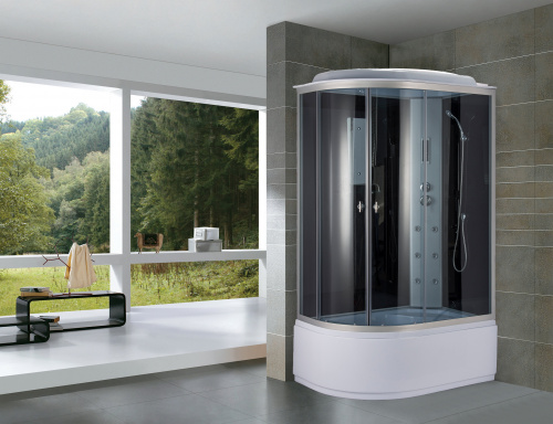 Душевая кабина Niagara NG-3520-14R (1200х800х2150) высокий поддон(40см) стекло ТОНИРОВАННОЕ 4 места фото 3