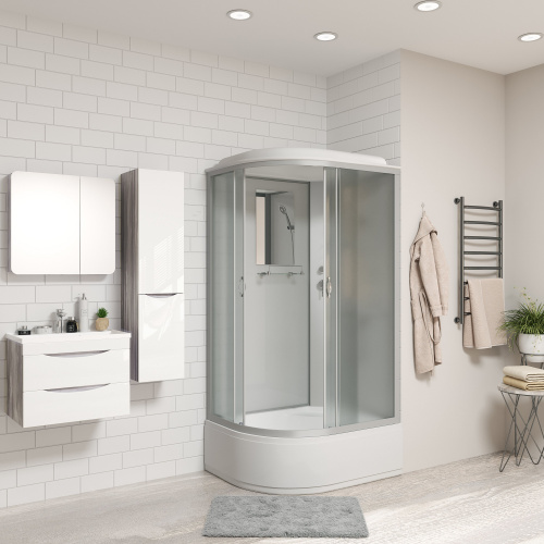 Душевая кабина Niagara NG-2310-14R (1200х800х2150) высокий поддон(40см) стекло МАТОВОЕ 4 места фото 3