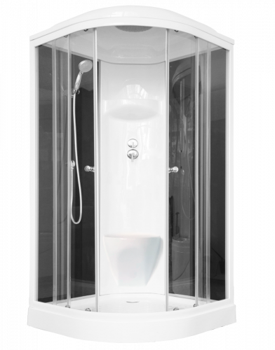 Душевая кабина Royal Bath  RB 90HK6-BT (черное/прозрачное)