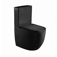 Унитаз компакт черный матовый WeltWasser WW SK  Арт. MERZBACH 001 MT-BL