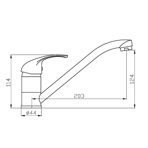 Смеситель для кухни Agger Move A0600000 фото 2
