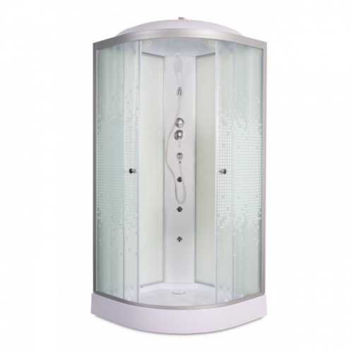 Душевая кабина Deto (DTO)  L 901 с гидромассажем (100x100х215)
