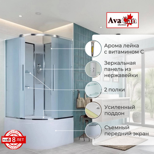Душевая кабина AvaCan EM5011Nnew без крыши