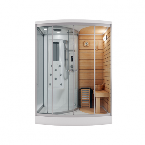 Комбинированная сауна 2в1 Ceruttispa LESINA-R 1650x1100x2150 мм фото 2
