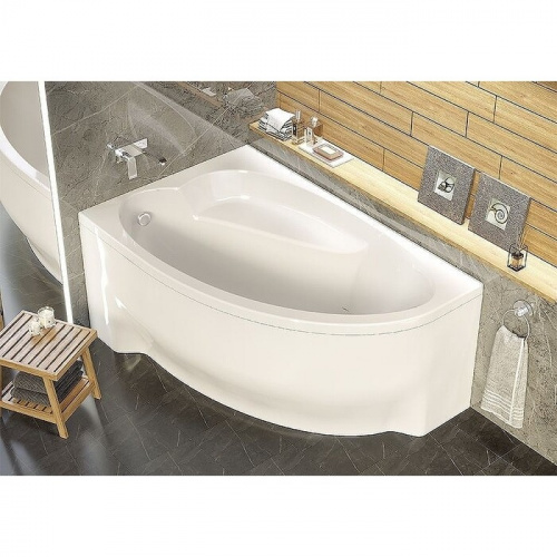 Акриловая ванна Alex Baitler Nero 150х95 левая пустая фото 6