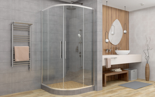 Душевое ограждение Deto HC 80 Chrome фото 2