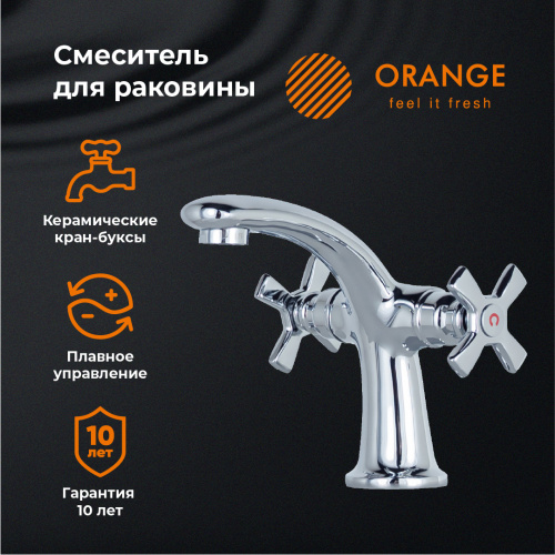 Смеситель для раковины Orange Kristi M33-021cr фото 8