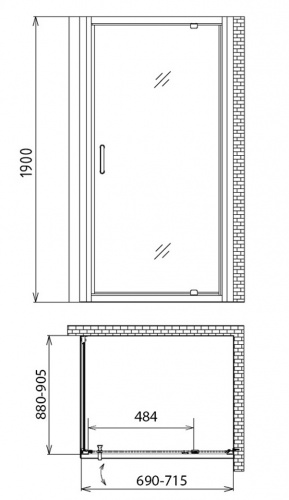 Душевой уголок Gemy Sunny Bay S28130-A90 фото 6