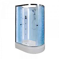 Душевая кабина Deto (DTO)  ЕМ 2712 L N LED с гидромассажем