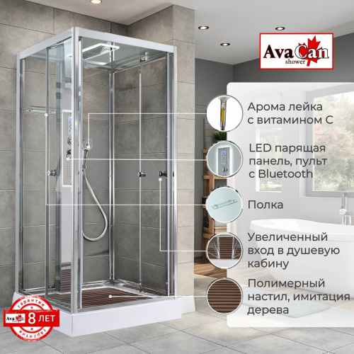 Душевая кабина AvaCan Z1910LED