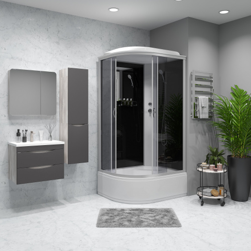 Душевая кабина Niagara. NG-2510-14R (1200х800х2150) высокий поддон(40см) стекло ТОНИРОВАННОЕ 4 места фото 3