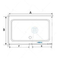 Душевой уголок RGW SV-45 (SV-13 + Z-050-2) Прозрачное 1400x800