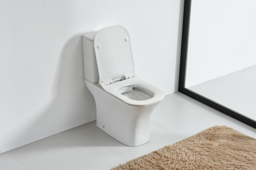 Унитаз-компакт Orange C02-000W безободковый, сиденье с микролифтом фото 5