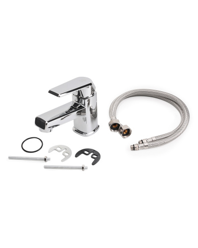 Смеситель для раковины OneLife P02-021cr полимерный фото 7